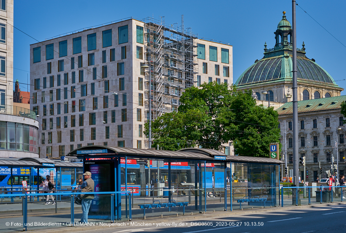 Mai 2023 - Neubau des Hotels Königshof am Stachus in München